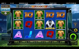 Soccerbet Legends – Winning spin
