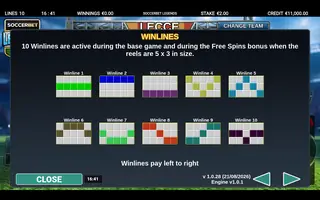 Soccerbet Legends – Game rules