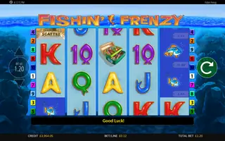 Fishin’ Frenzy – Feature in play