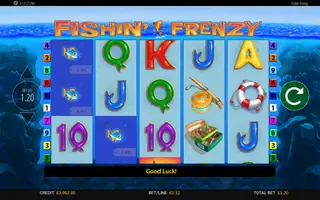 Fishin’ Frenzy – Feature in play