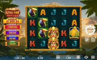 Aztec Fire – Winning spin