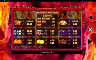 7 S Deluxe Wild Fortune Play – Paytable