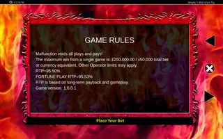 7 S Deluxe Wild Fortune Play – Game rules