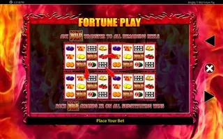 7 S Deluxe Wild Fortune Play – Game rules