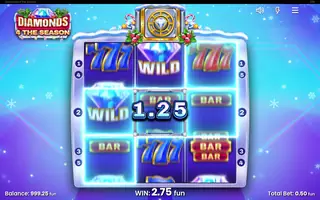 Diamonds 4 The Season – Winning spin