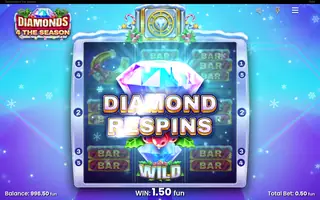 Diamonds 4 The Season – Feature in play