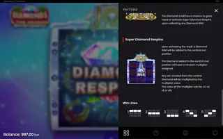 Diamonds 4 The Season – Game rules