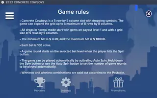 Concrete Cowboys – Game rules