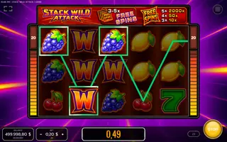Stack Wild Attack – Winning spin