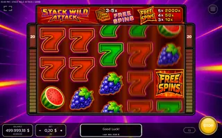 Stack Wild Attack – Winning spin