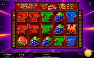Stack Wild Attack – Winning spin