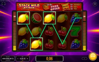 Stack Wild Attack – Winning spin