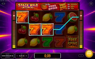 Stack Wild Attack – Winning spin