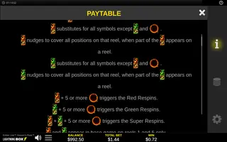 Ember Link Heaven’s Peak – Paytable