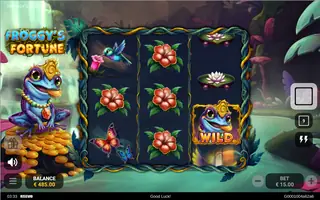 Froggy’s Fortune – Feature in play