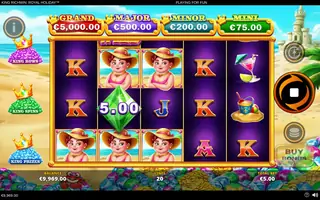 King Richwin: Royal Holiday – Winning spin