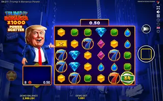 Trump It Bonanza x1000: Power Scatter – Winning spin