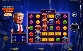 Trump It Bonanza x1000: Power Scatter – Winning spin