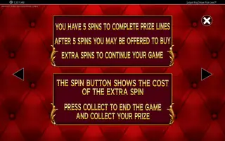 Jackpot King Prize Lines – Game rules