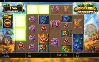 Big Cat King Megaways – Winning spin