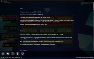 Chain Reaction Hold & Blitz – Game rules