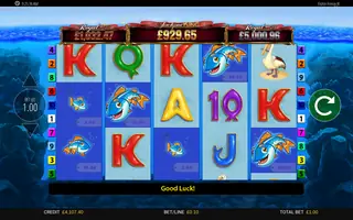 Fishin Frenzy Jackpot King – Base game