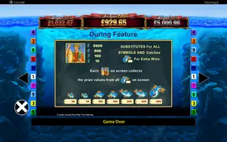 Fishin Frenzy Jackpot King – Paytable