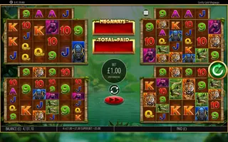 Gorilla Gold Megaways – Base game