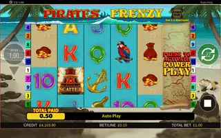 Pirates Frenzy – Winning spin