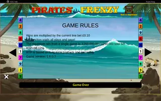 Pirates Frenzy – Game rules