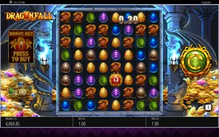 Dragon Fall – Feature in play