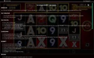 Bar X Safecracker Megaways – Game rules