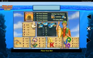 Fishin’ Frenzy Megaways – Paytable
