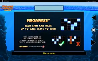 Fishin’ Frenzy Megaways – Game rules