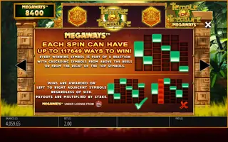Temple Of Treasure Megaways – Game rules