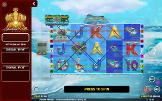 Fishin’ Frenzy Christmas – Base game
