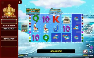 Fishin’ Frenzy Christmas – Free spins
