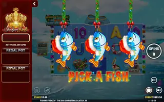 Fishin’ Frenzy Christmas – Bonus round
