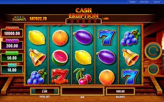 Cash Eruption MegaJackpots – Base game