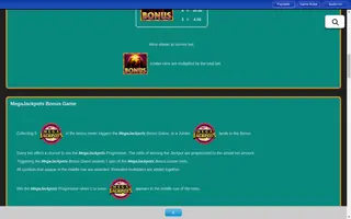 Cash Eruption MegaJackpots – Game rules