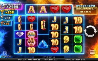 Hypernova Megaways – Winning spin