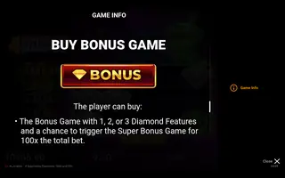 4 Supershiny Diamonds – Bonus buy