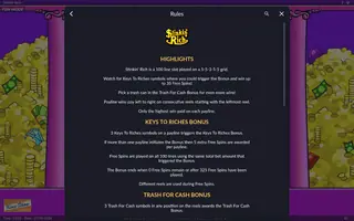 Stinkin’ Rich – Game rules
