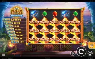 Desert Scarabs PrizeTower – Feature in play