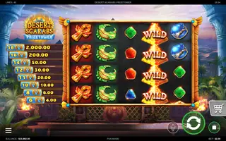 Desert Scarabs PrizeTower – Feature in play