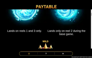 Voltage Blitz Neptune Rise – Paytable
