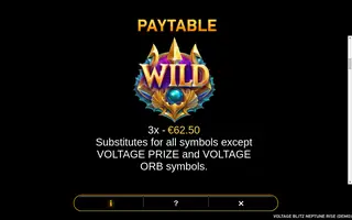 Voltage Blitz Neptune Rise – Paytable