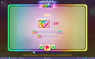 Hyper Hues – Paytable
