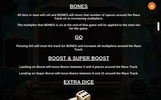 Rolling the Bones – Game rules