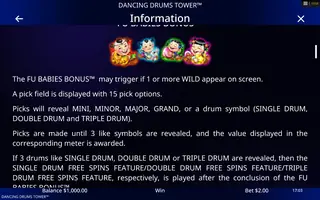Dancing Drums Tower – Game rules